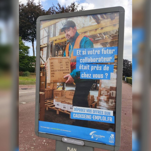 Affiche cauxseine-emploi.fr