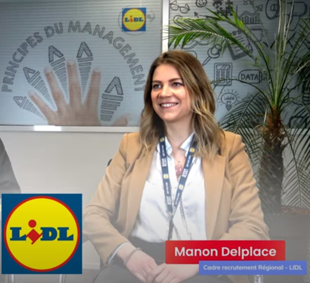 Manon Delplace Cadre Recrutement Régional Lidl Cambrai lokal job